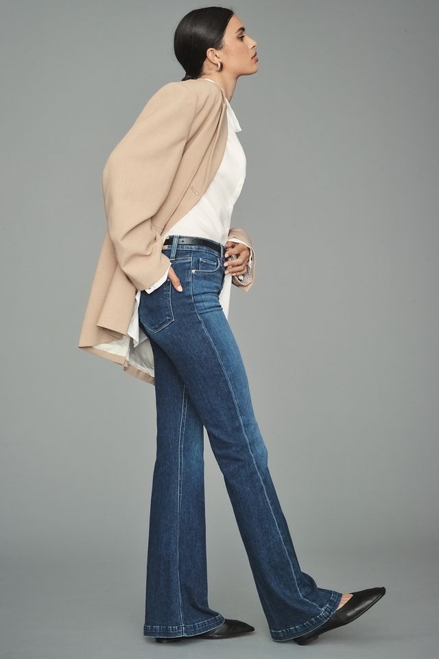 PAIGE Genevieve High-Rise Flare Jeans #2