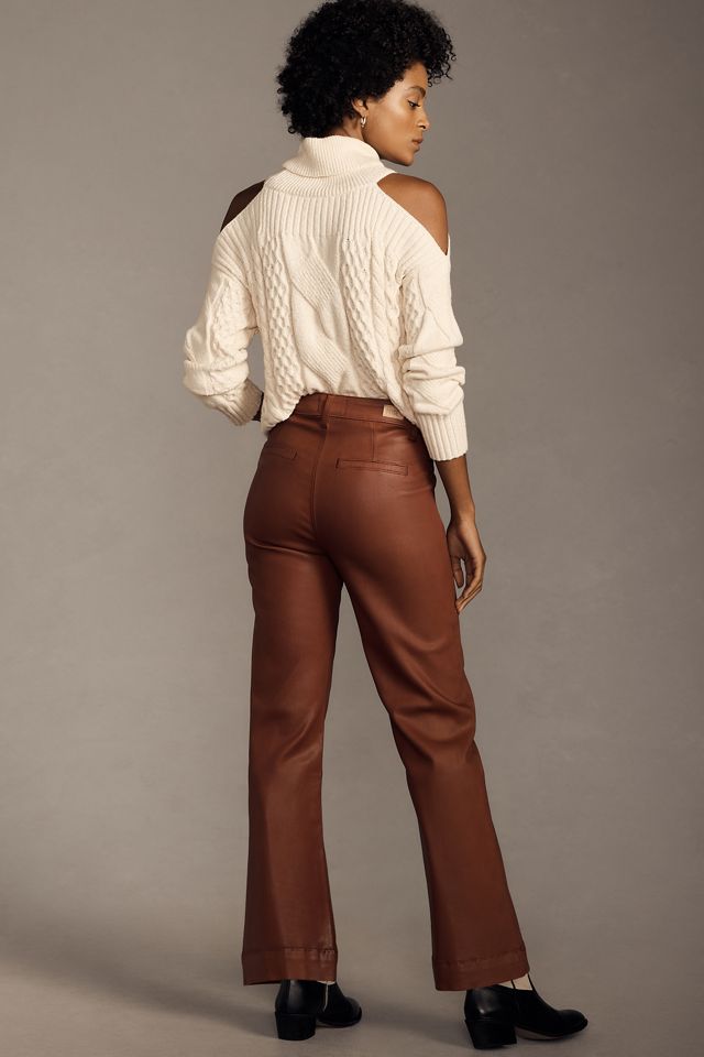 PAIGE Leenah Coated Patch Pocket Ankle Jeans #4