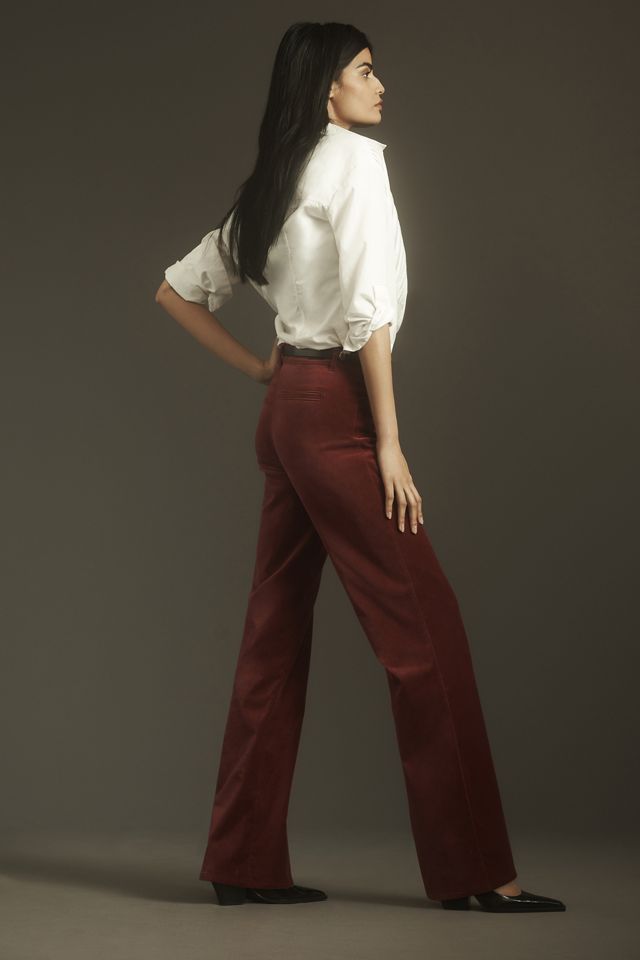 PAIGE Leenah High-Rise Trouser Wide-Leg Jeans #1