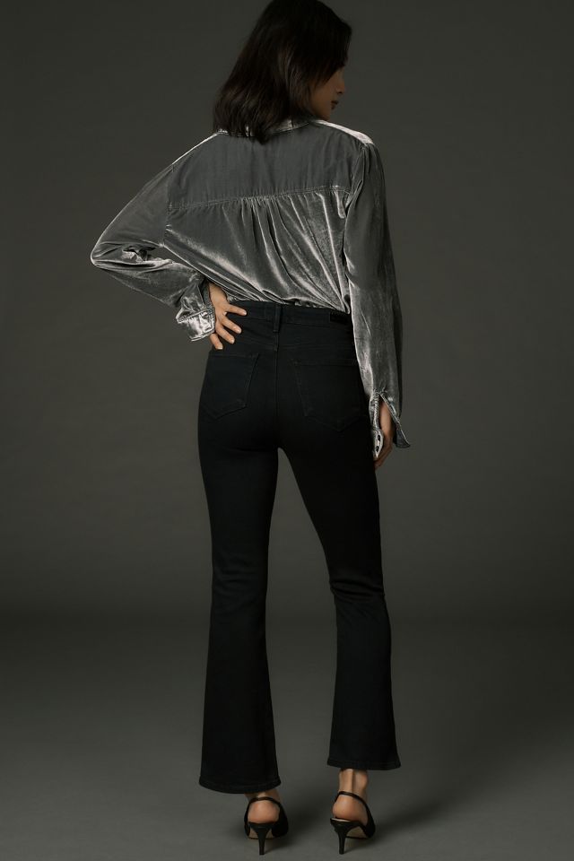 PAIGE The Claudine High-Rise Crop Flare Jeans #2