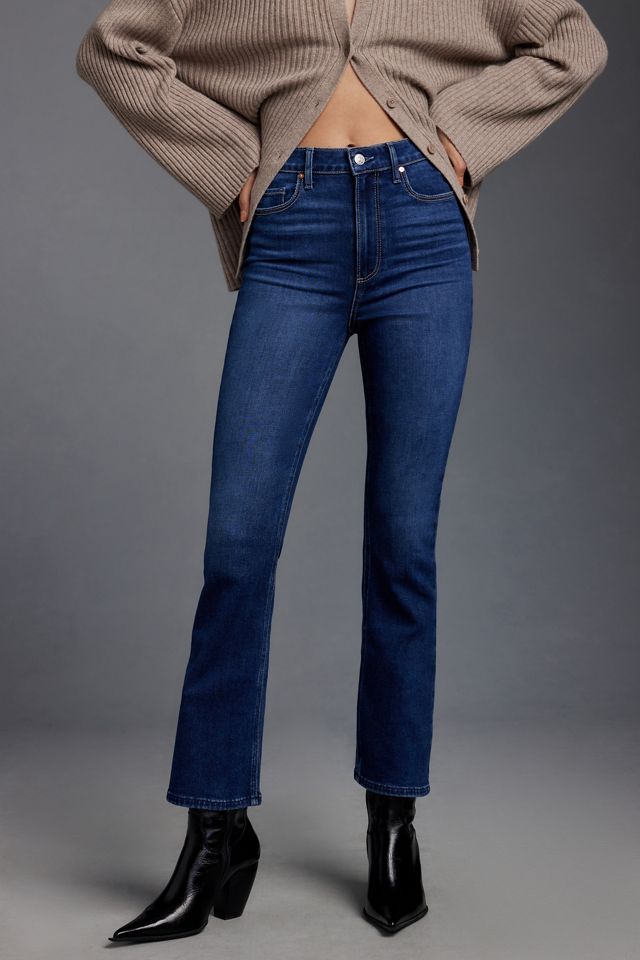 PAIGE The Claudine High-Rise Crop Flare Jeans #1