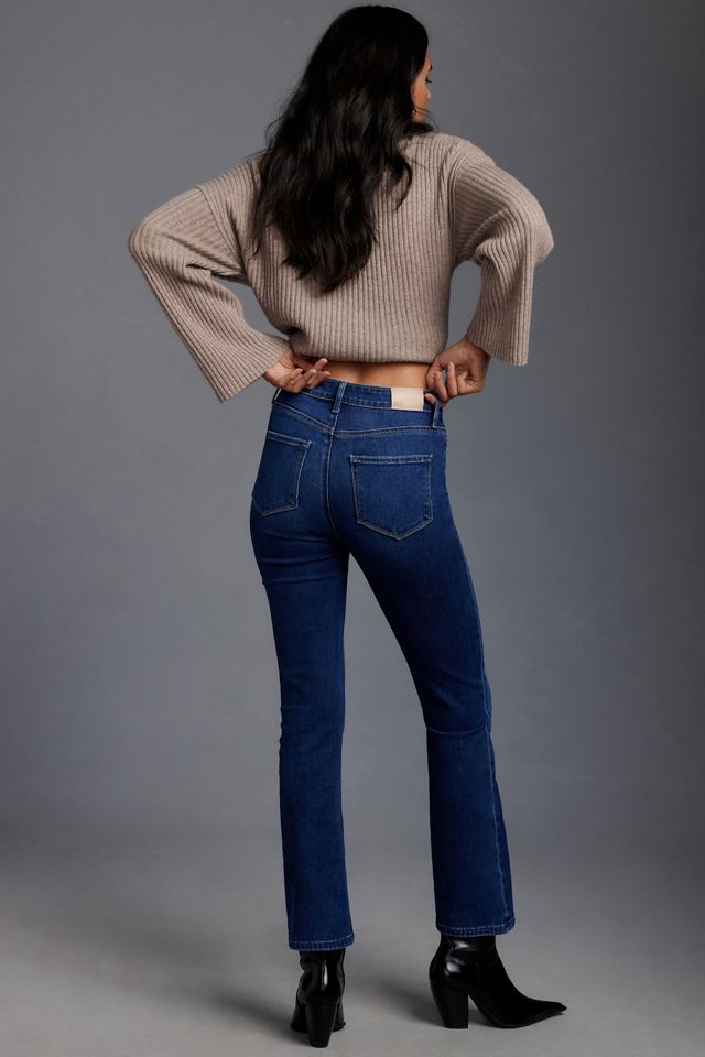 PAIGE Claudine cropped high-rise flared jeans