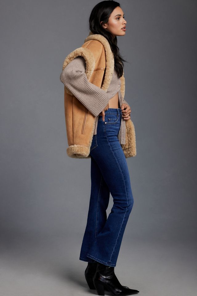 PAIGE The Claudine High-Rise Crop Flare Jeans #3