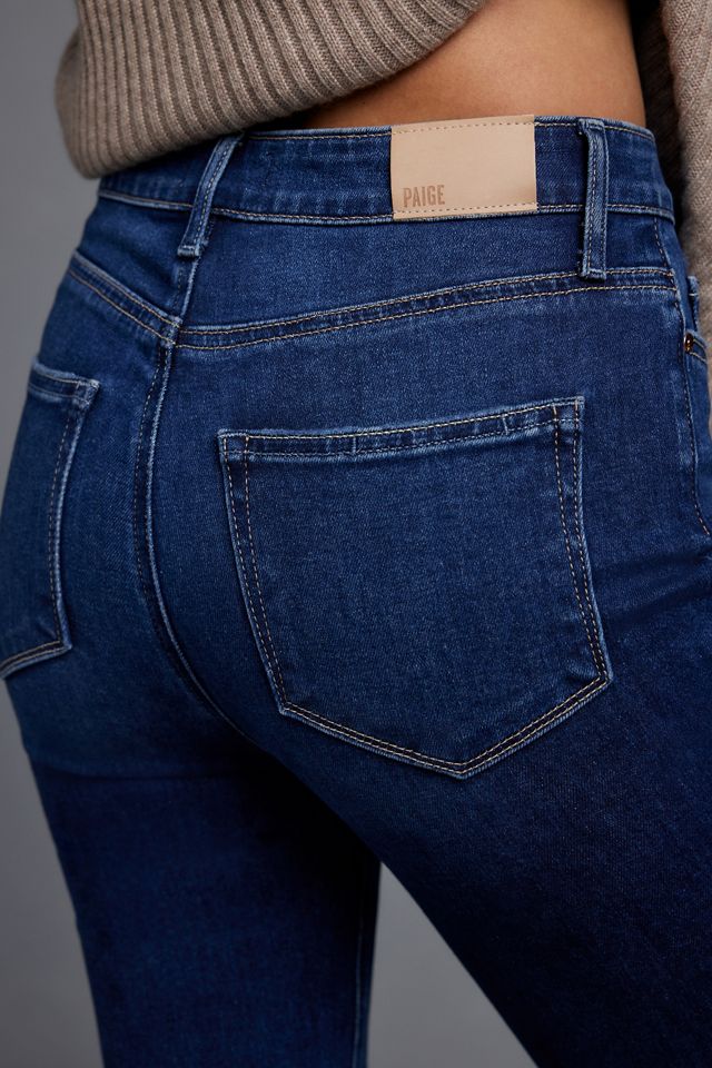 PAIGE The Claudine High-Rise Crop Flare Jeans #4