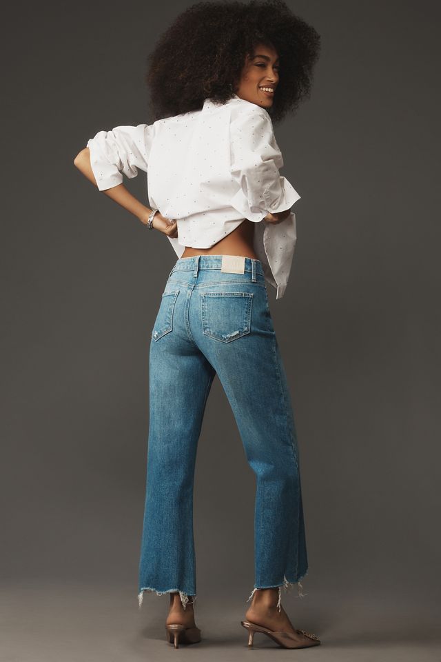 PAIGE Leenah High-Rise Crop Wide-Leg Jeans #4