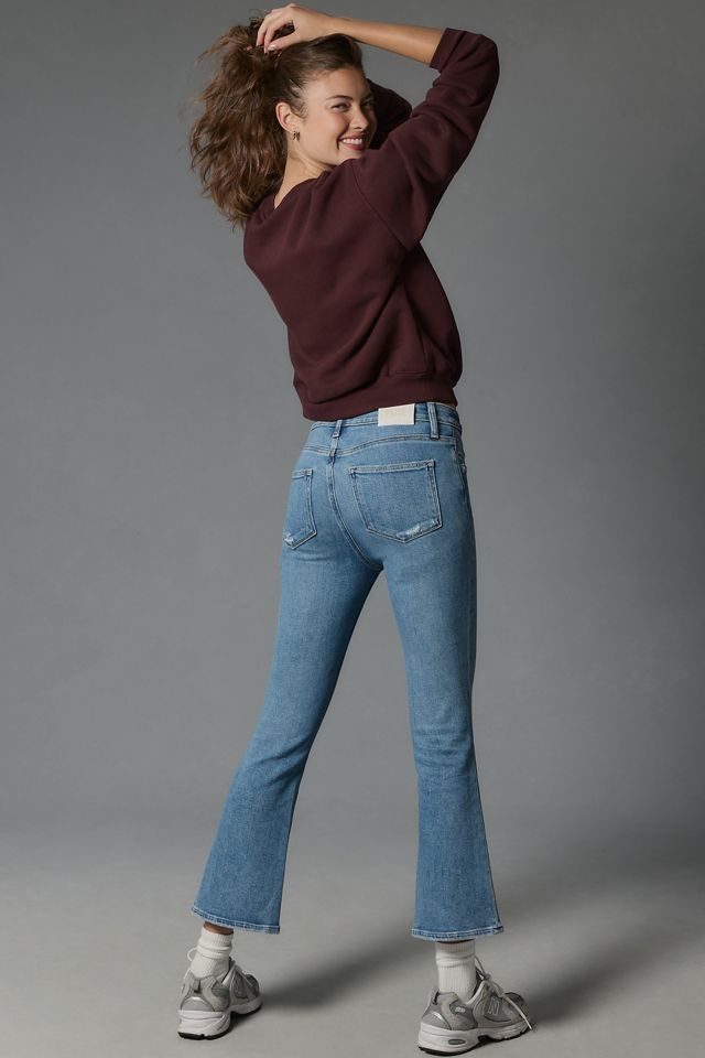 PAIGE Claudine High-Rise Crop Flare Jeans #3