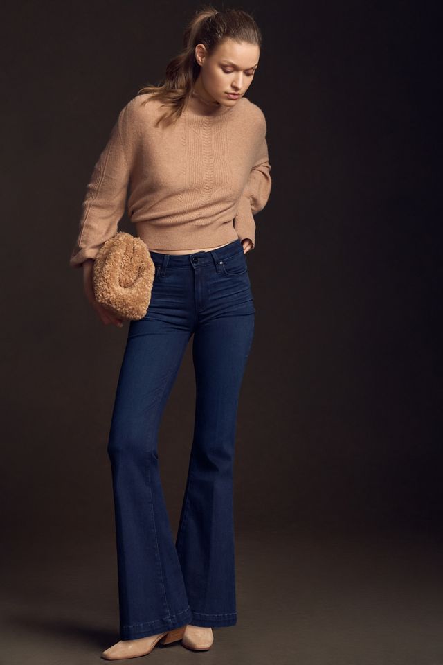 PAIGE Genevieve Mid-Rise Flare Jeans #4