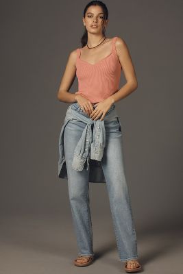 Shop Paige Serena Mid-rise Relaxed-leg Jeans In Blue