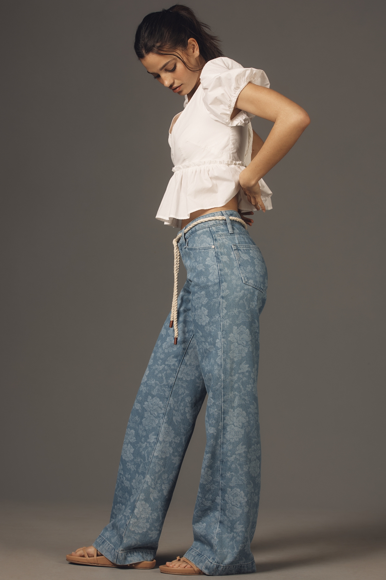 PAIGE Sonja Low-Rise Wide-Leg Jeans