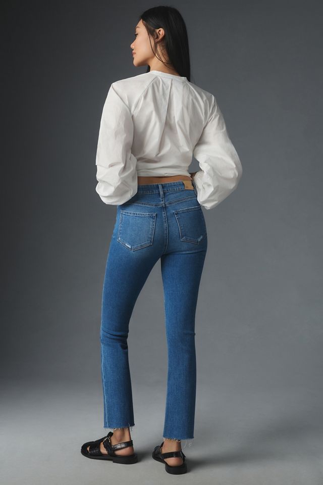 PAIGE  Colette Mid-Rise Crop Flare Jeans #2