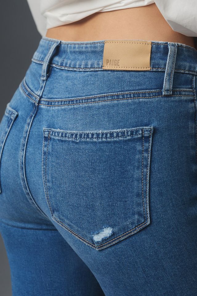 PAIGE  Colette Mid-Rise Crop Flare Jeans #4