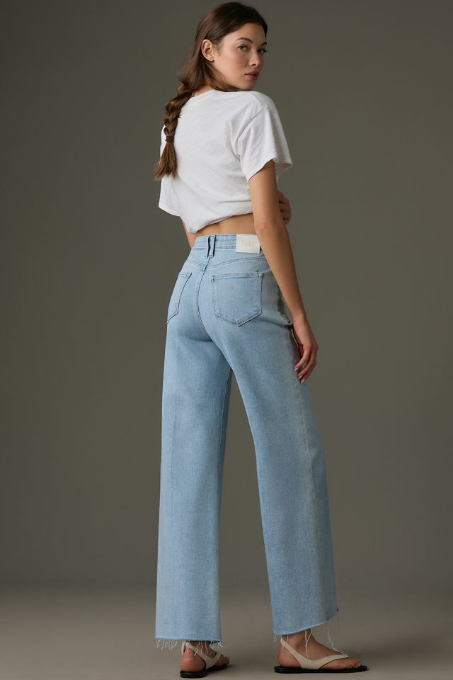 PAIGE The Anessa High-Rise Crop Wide-Leg Jeans #3