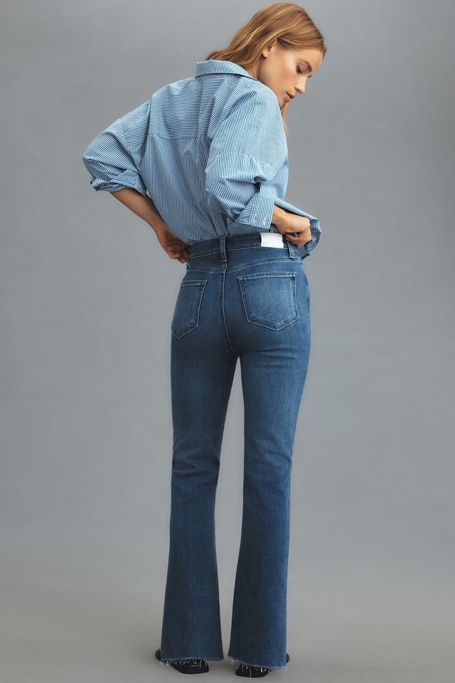PAIGE The Claudine High-Rise Crop Flare Jeans #2
