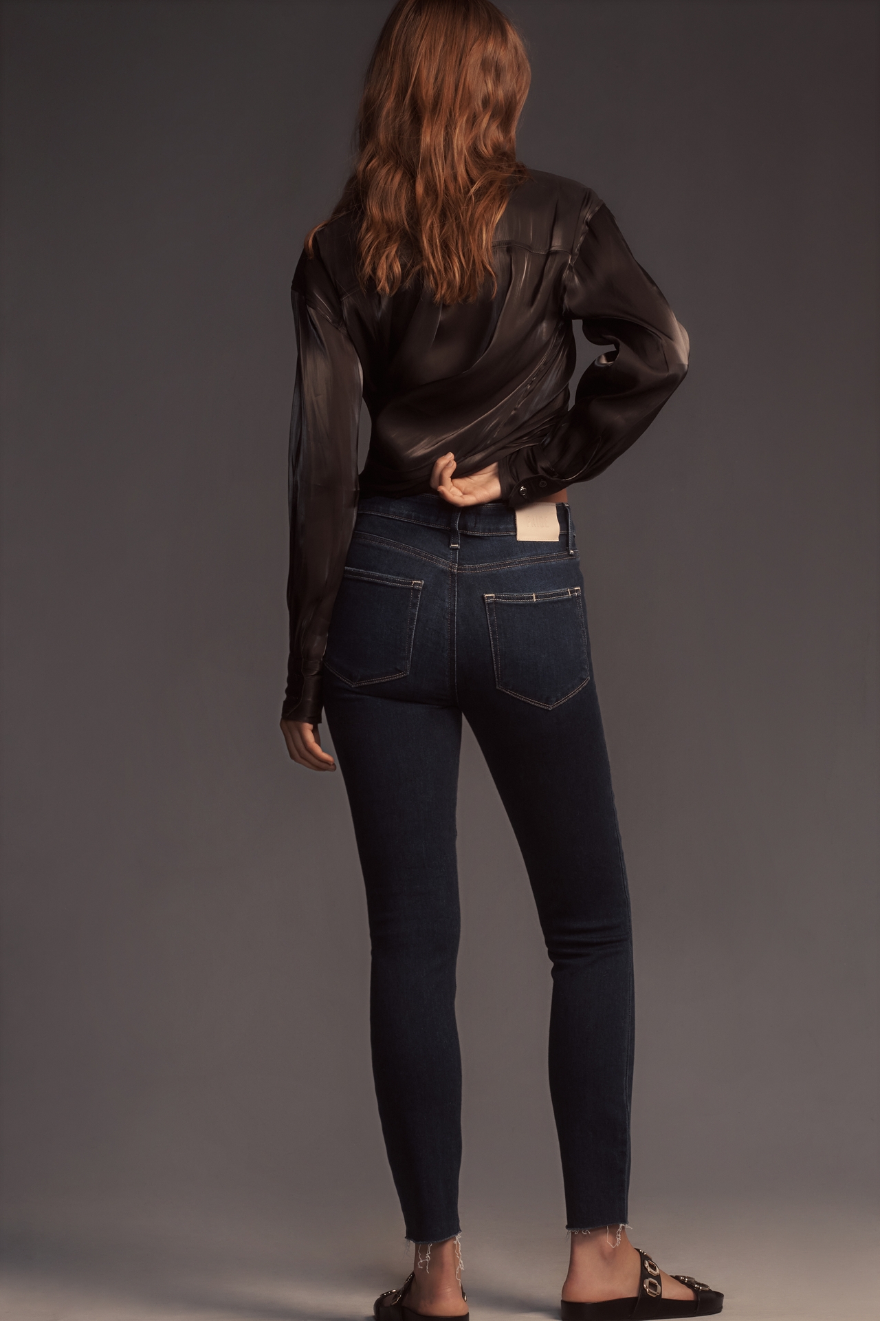 Paige Hoxton Mid-Rise Ankle Jeans