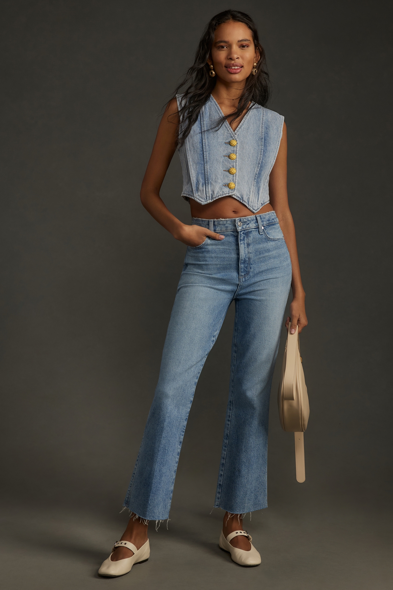 PAIGE Courtney High-Rise Straight-Leg Jeans