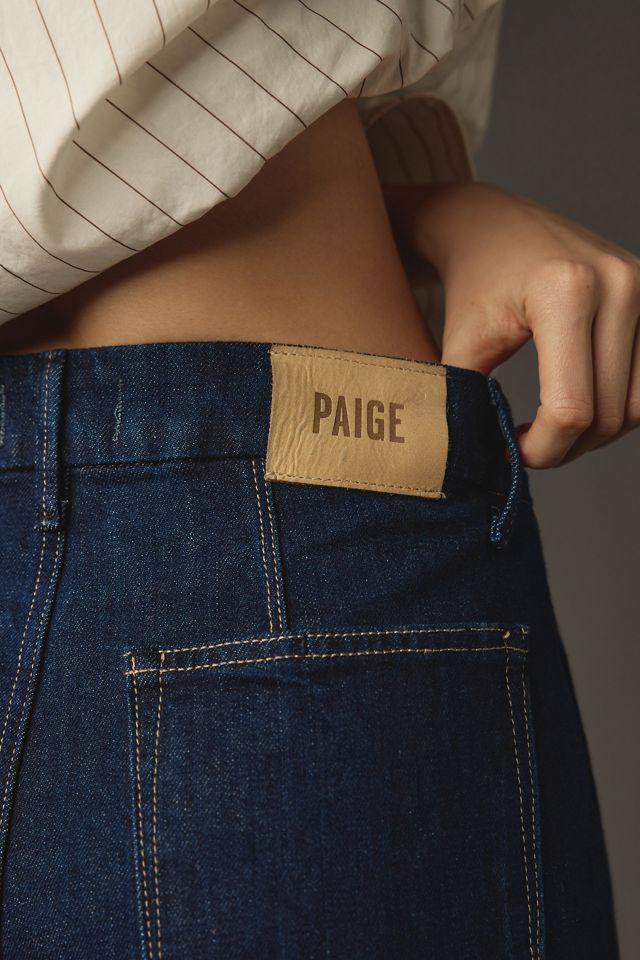 PAIGE Harper Utility High-Rise Wide-Leg Jeans #4
