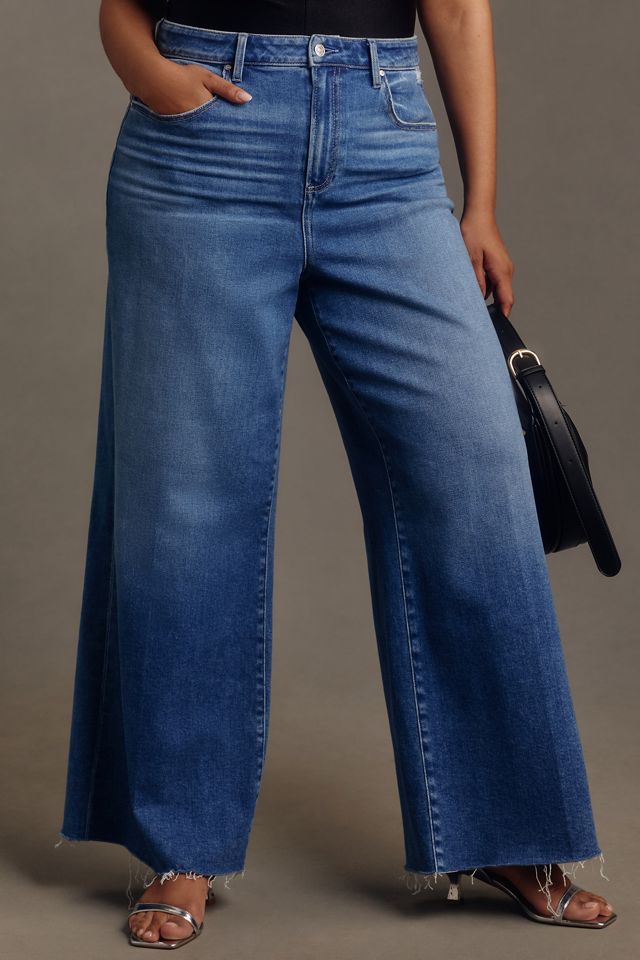PAIGE Anessa High-Rise Wide-Leg Jeans #6