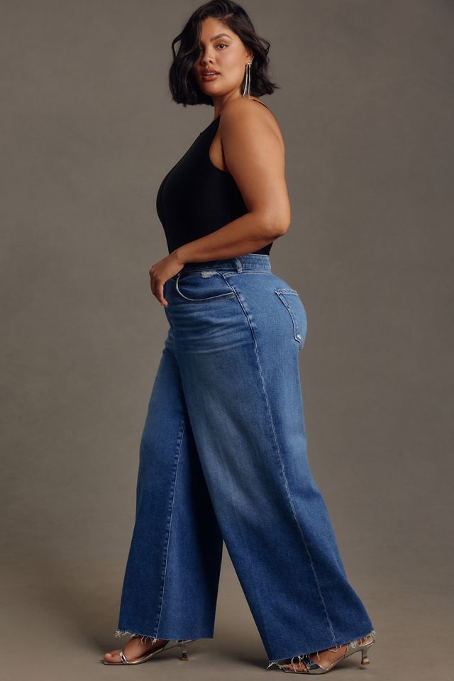 PAIGE Anessa High-Rise Wide-Leg Jeans #9