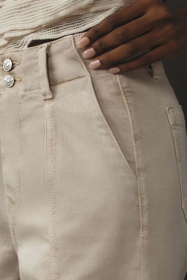 Desert Weave Judy Blue Side Seam Braid Detail High Rise Crop Wide Leg Jeans main image 0