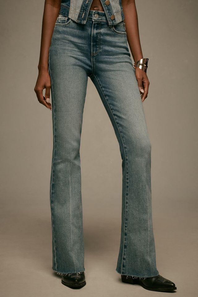 PAIGE Laurel Canyon High-Rise Flare Jeans #1