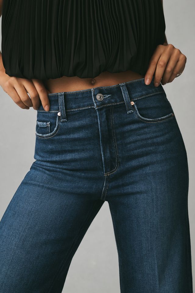PAIGE The Anessa High-Rise Crop Wide-Leg Jeans #3