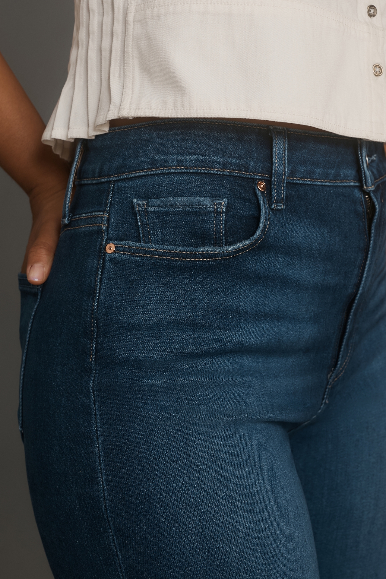 PAIGE The Anessa High-Rise Crop Wide-Leg Jeans