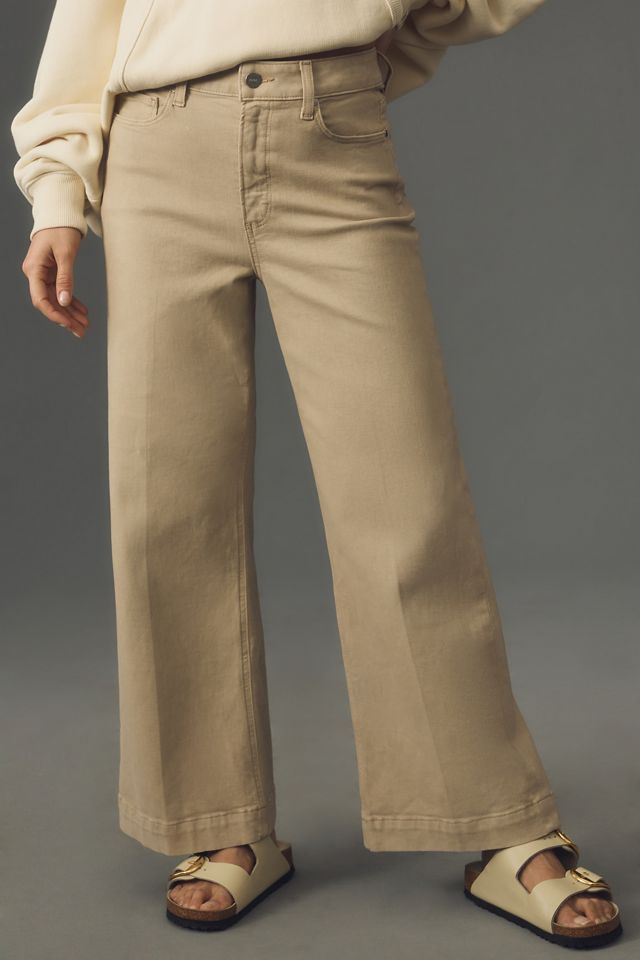 Paige The Anessa High-Rise Crop Wide-Leg Jeans #1