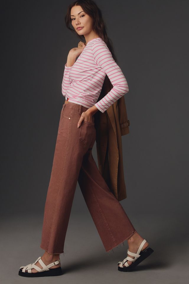 Paige The Anessa High-Rise Crop Wide-Leg Jeans #2