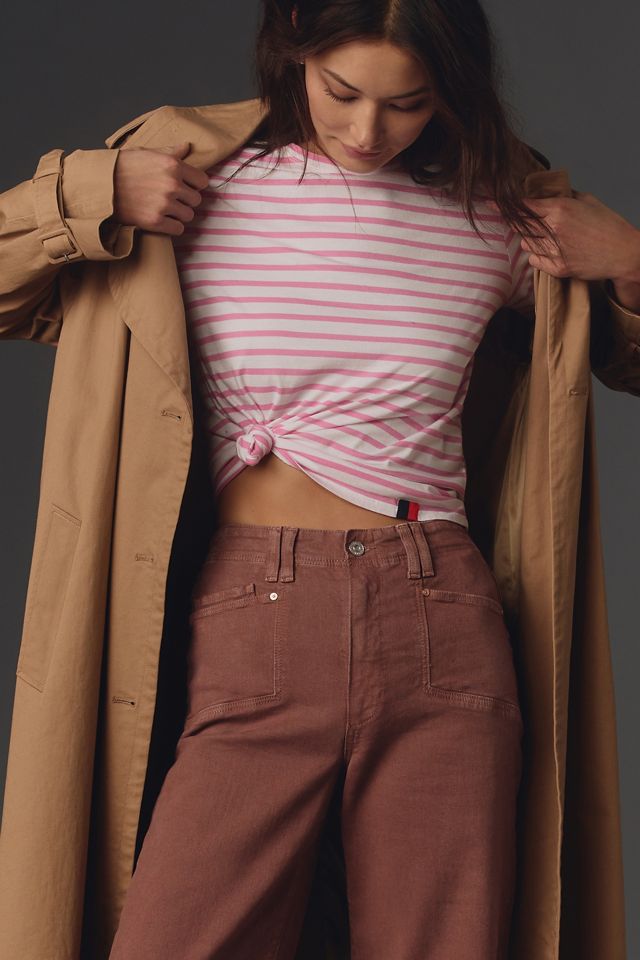 Paige The Anessa High-Rise Crop Wide-Leg Jeans #3