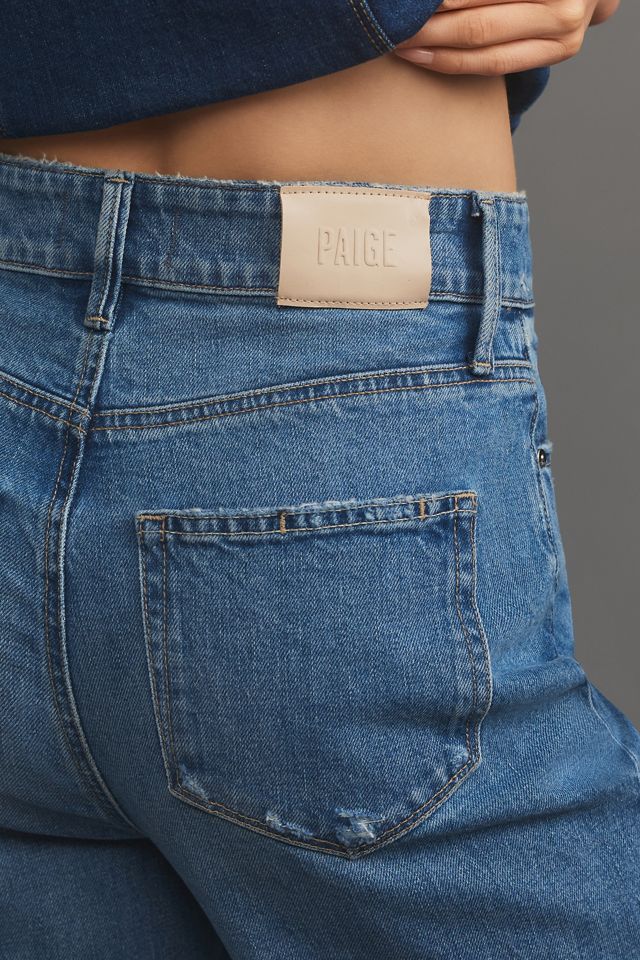 PAIGE Sasha Cuffed High-Rise Wide-Leg Jeans #4