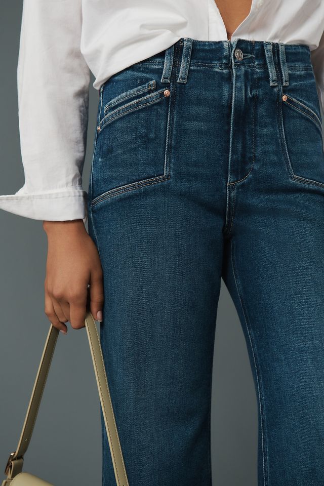 PAIGE Anessa High-Rise Wide-Leg Crop Jeans #3