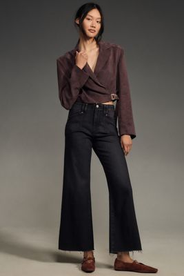 デニム・ジーパン Paige Jeans Culotte Nellie Spread Black Luxe Coating Paige Culotte Nellie Spread Black Luxe Coating | THE LIST