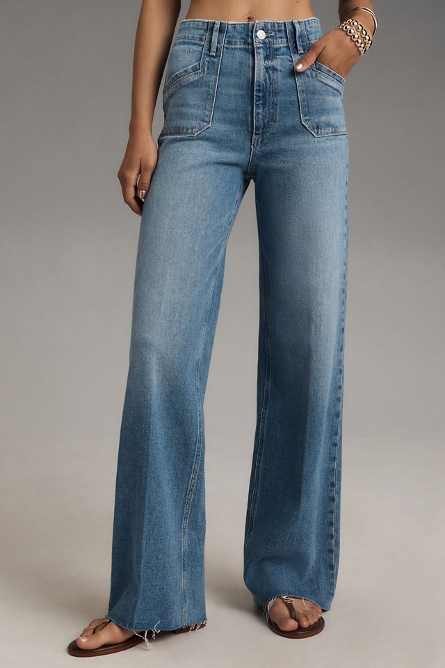 PAIGE Anessa High-Rise Wide-Leg Jeans #1