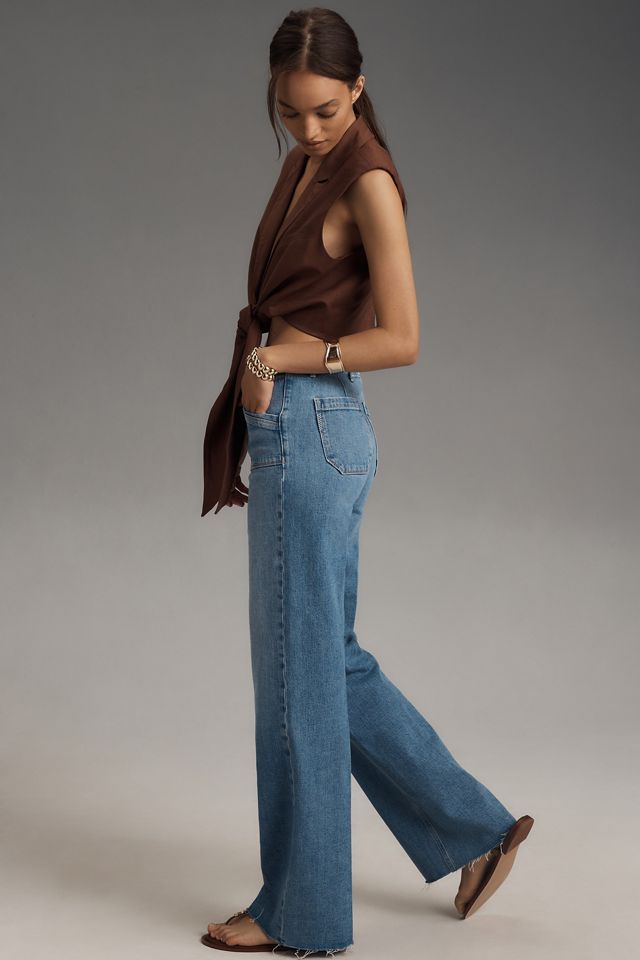 PAIGE Anessa High-Rise Wide-Leg Jeans #2