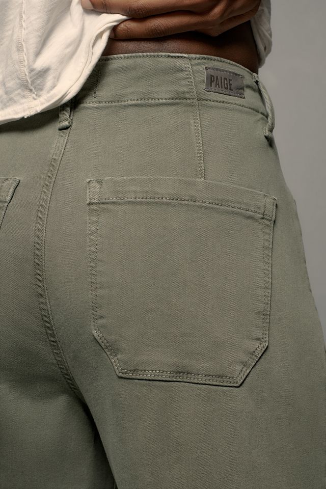 PAIGE Anessa Welt Utility Pocket High-Rise Crop Wide-Leg Jeans #4