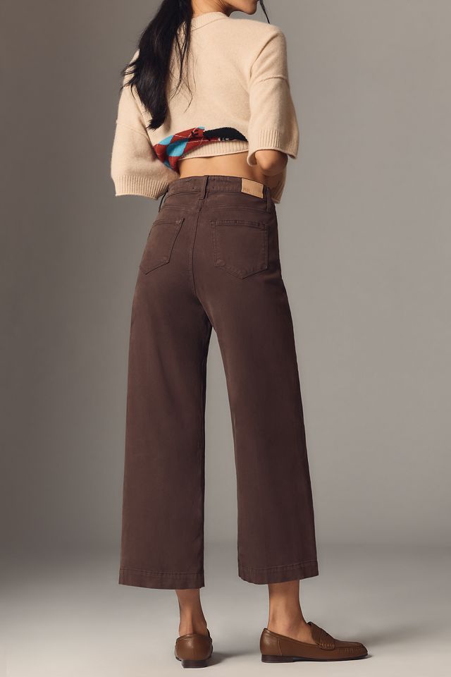 PAIGE Anessa High-Rise Crop Wide-Leg Jeans #2