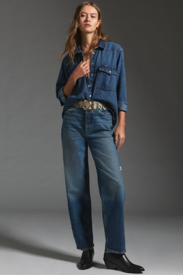 PAIGE Alexis High-Rise Barrel Jeans Anthropologie