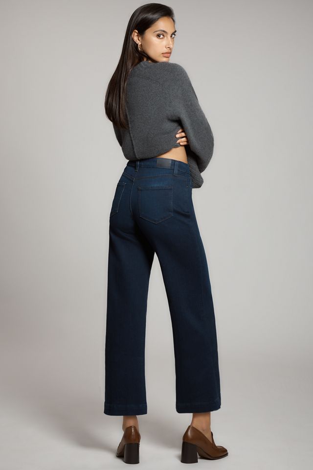 PAIGE Anessa High-Rise Wide-Leg Crop Jeans #2