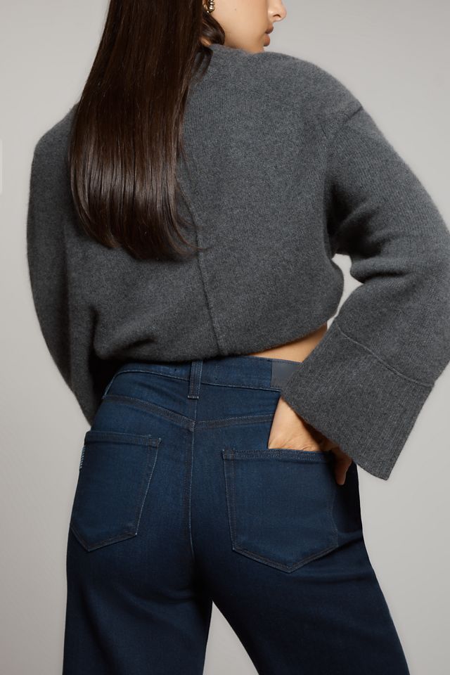 PAIGE Anessa High-Rise Wide-Leg Crop Jeans #3