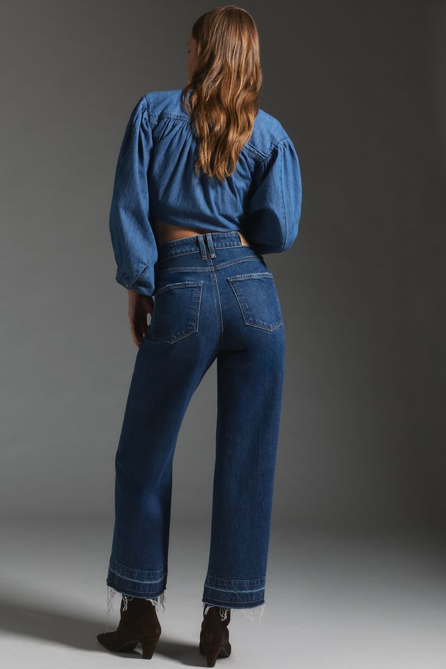 PAIGE Anessa High-Rise Crop Wide-Leg Jeans #3