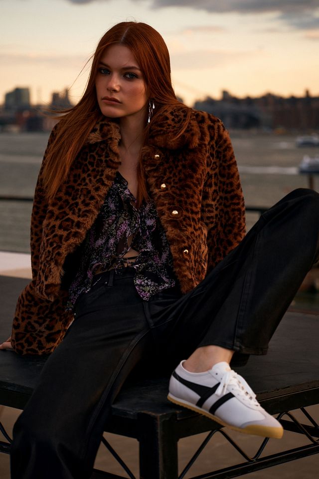 PAIGE Sasha Coated High-Rise Wide-Leg Jeans #5