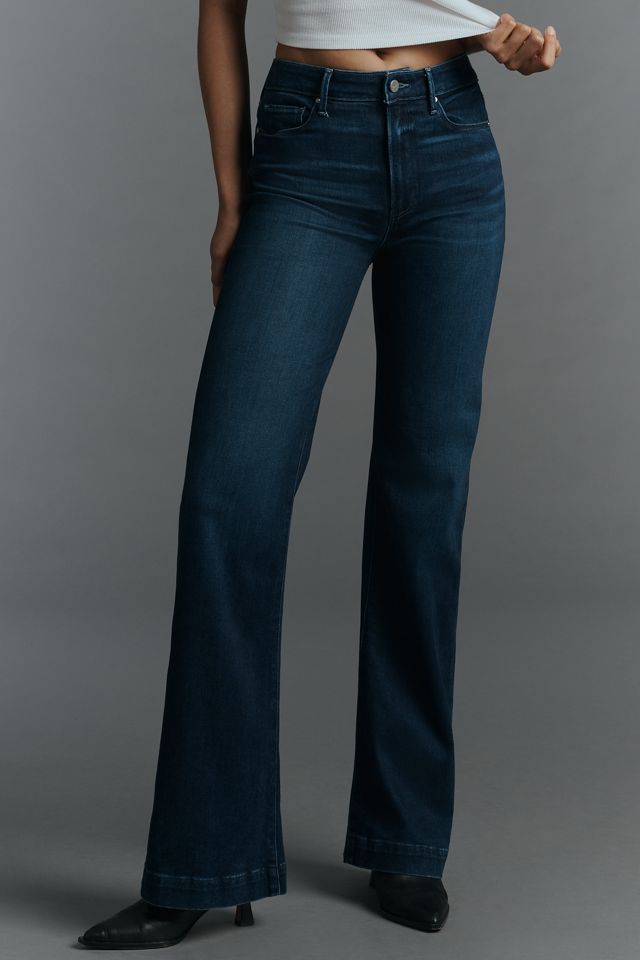 PAIGE Leenah High-Rise Wide-Leg Jeans #1