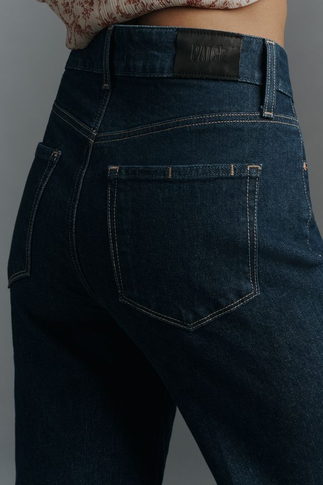PAIGE Sasha High-Rise Wide-Leg Cuffed Ankle Jeans #3