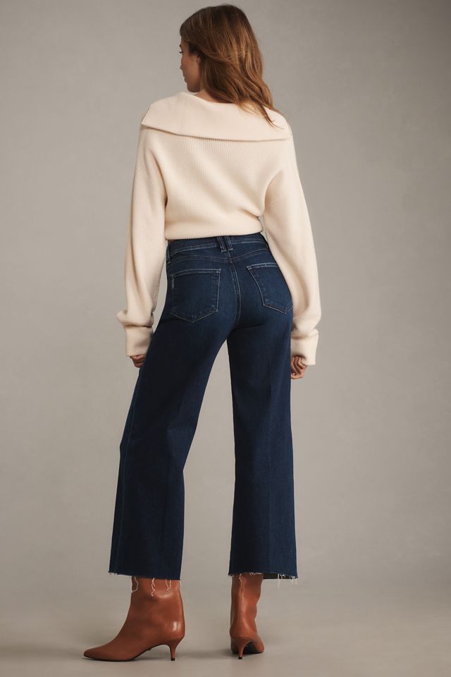 PAIGE Anessa High-Rise Wide-Leg Crop Jeans #2