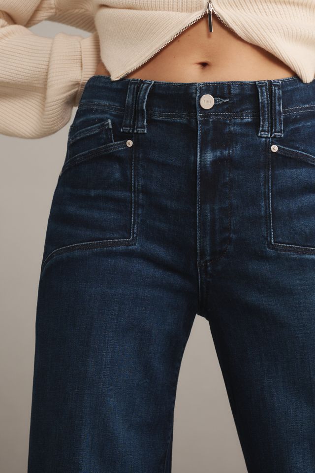 PAIGE Anessa High-Rise Wide-Leg Crop Jeans #3