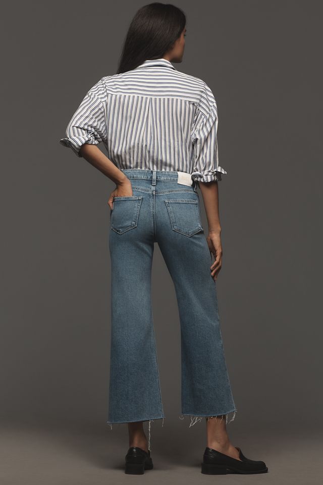 PAIGE Anessa High-Rise Wide-Leg Crop Jeans #2