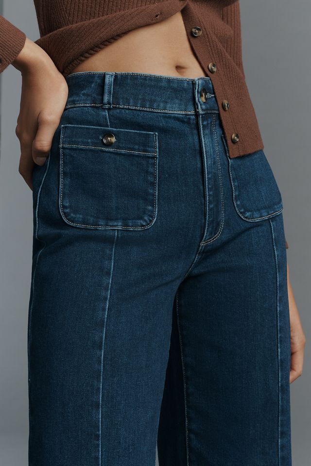 PAIGE Anessa High-Rise Wide-Leg Jeans #1
