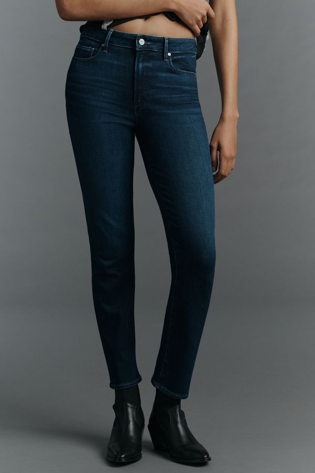 PAIGE Cindy High-Rise Straight-Leg Ankle Jeans #1