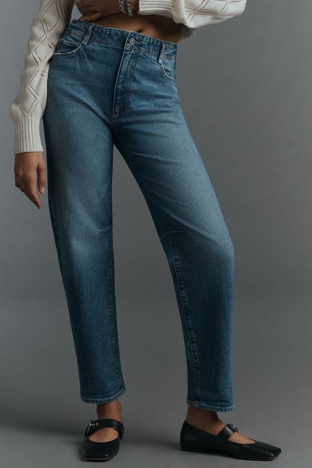 PAIGE Alexis Barrel Leg High-Rise Cuffed Jeans #3