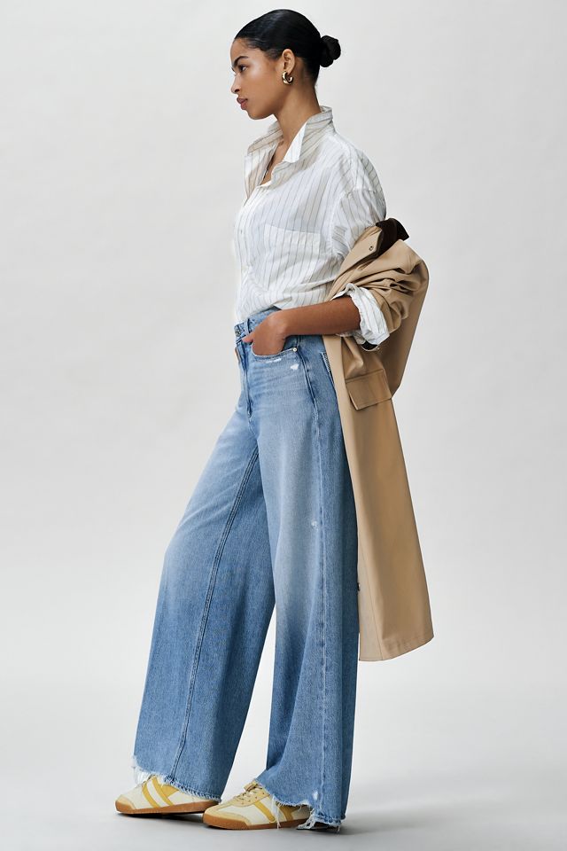 PAIGE Portia High-Rise Wide-Leg Jeans #1